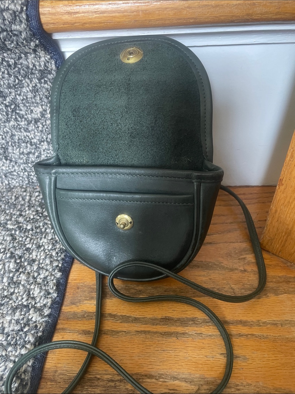 Coach vintage green mini belt bag crossbody - Picture 4 of 5